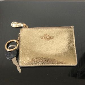 Coach credit card and key holder